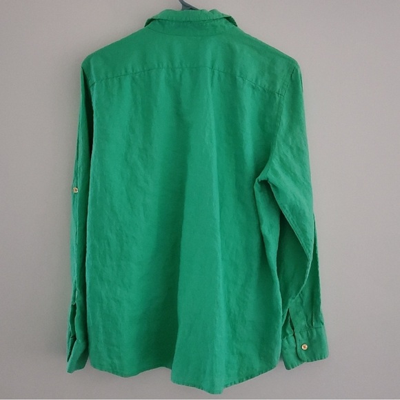 Linen Button-down Shirt - Picture 2 of 6